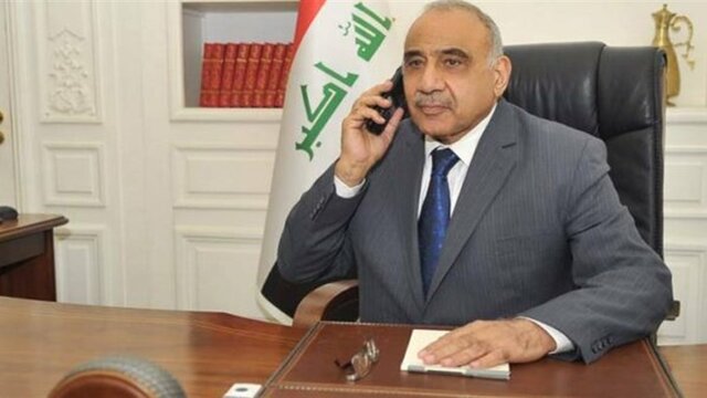 تبریک عادل عبدالمهدی به محمد توفیق علاوی عبدالمهدی تلفن