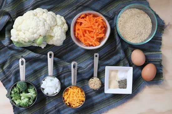 آموزش تصویری تهیه ناگت سبزیجات