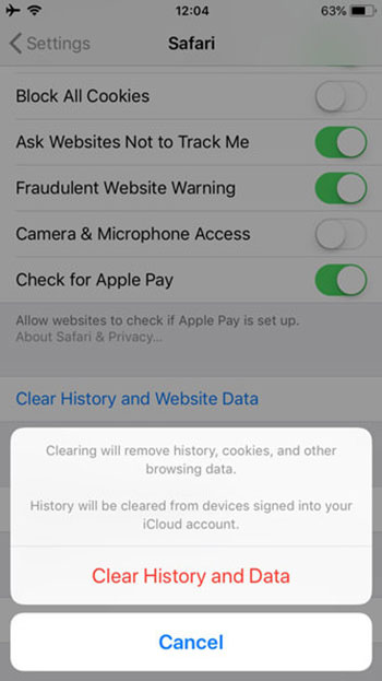 آموزش پاک کردن حافظه کش در آیفون یا آیپد
