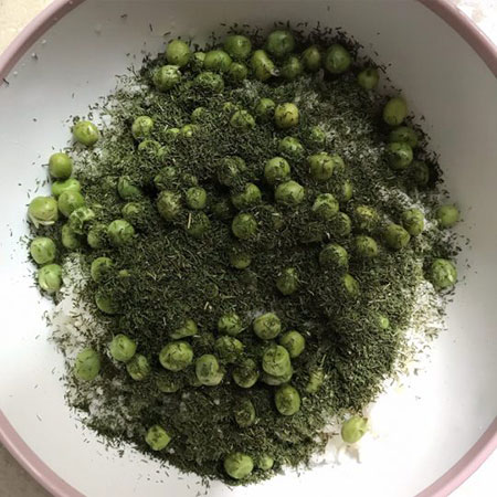 طرز تهیه شوید پلو با نخود فرنگی