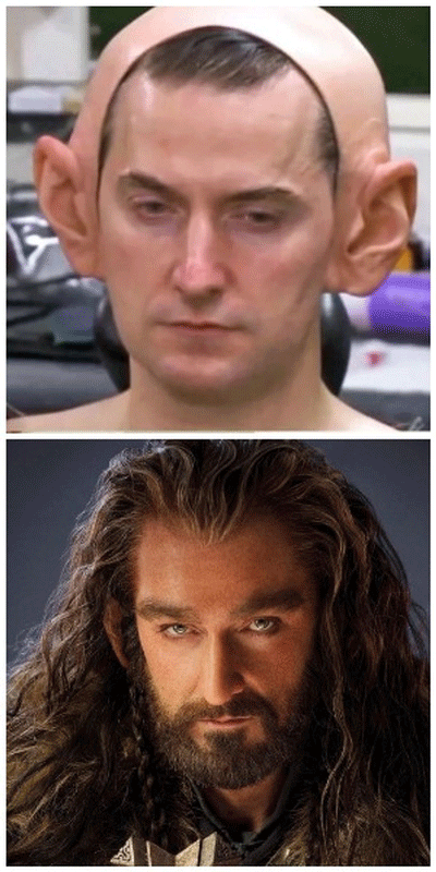 تصاویری که نشان دهنده جادوی گریم در سینماست