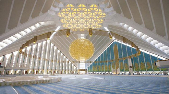 مسجدی به شکل خیمه و با تکنولوژی مدرن