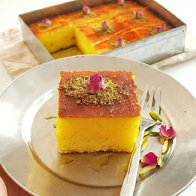 طرز تهیه کیک شربتی یا کیک باقلوا و فوت و فن پف کردن کیک شربتی
