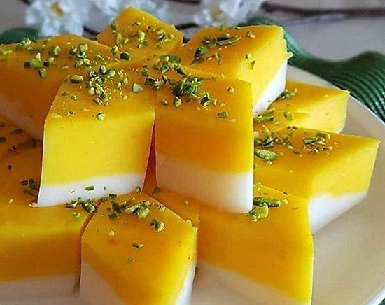 طرز تهیه ترحلوا شیرازی دو رنگ و ساده