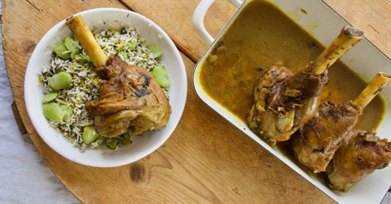 طرز تهیه باقالی پلو با ماهیچه مجلسی و خوشمزه