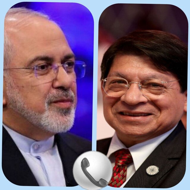 گفت‌وگوی ظریف با وزیر روابط خارجی نیکاراگوآ 