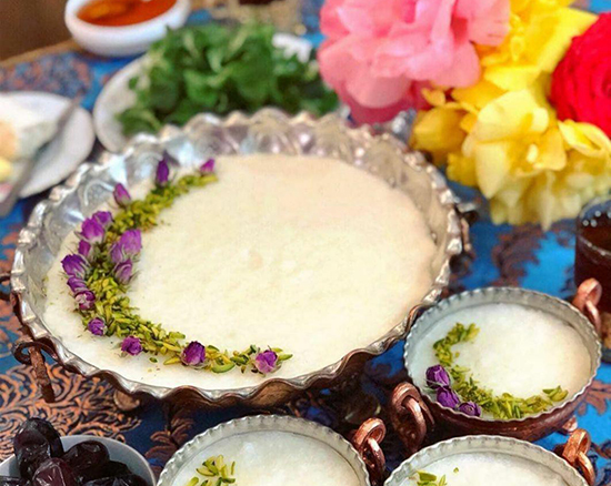 طرز تهیه شیر برنج مجلسی