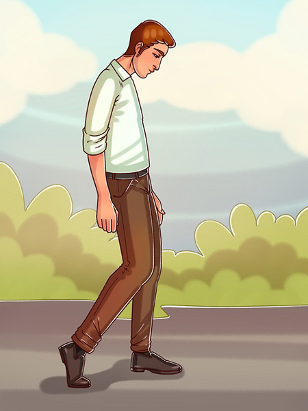 شخصیت شناسی براساس طرز راه رفتن! شخصیت شناسی براساس طرز راه رفتن!