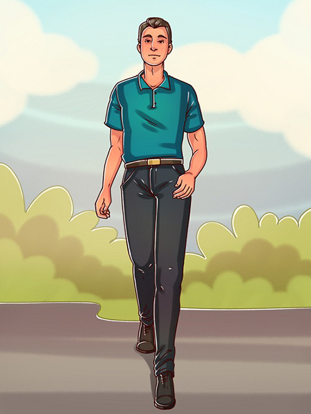 شخصیت شناسی براساس طرز راه رفتن! شخصیت شناسی براساس طرز راه رفتن!