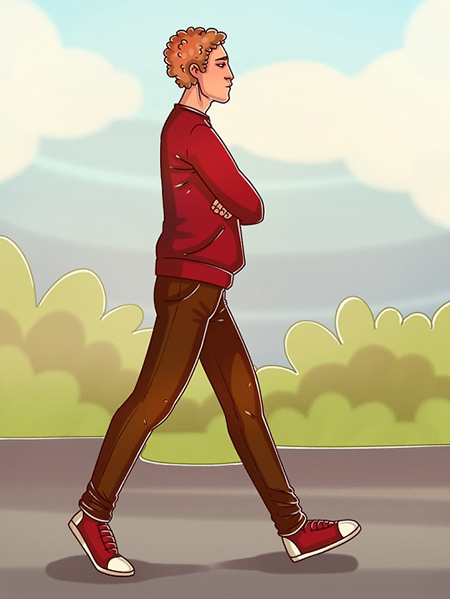 شخصیت شناسی براساس طرز راه رفتن! شخصیت شناسی براساس طرز راه رفتن!