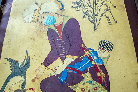 مشاهیر ایران با ماسک، در قرنطینه!