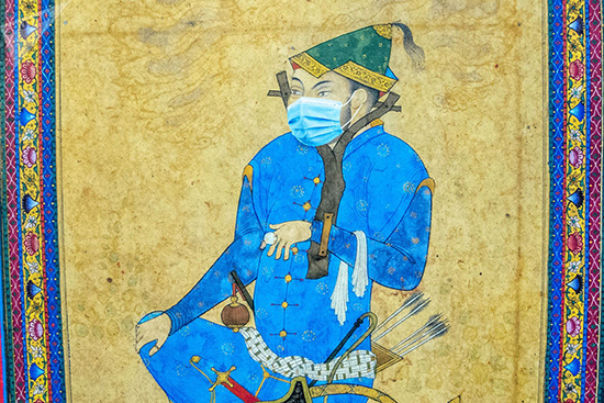 مشاهیر ایران با ماسک، در قرنطینه!